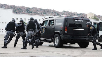 Agentes del Sebin (Archivo)