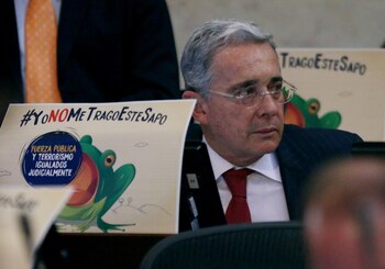 El ex presidente Álvaro Uribe,