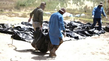 Muchas de las fosas se