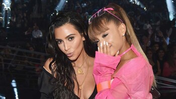 Ariana Grande con Kim Kardashian
