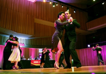 Los hombres impactaron por su porte y elegancia (Reuters)