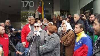 Hebe de Bonafini frente a