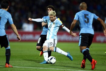 Messi, en el 1-0 ante