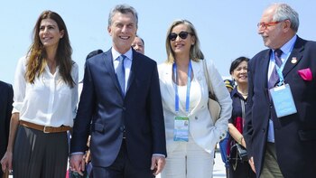 El Presidente fue recibido por