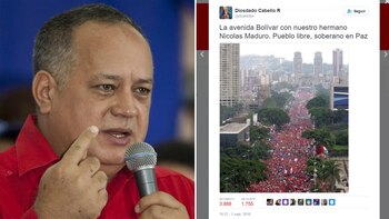 Diosdado Cabello publicó una foto