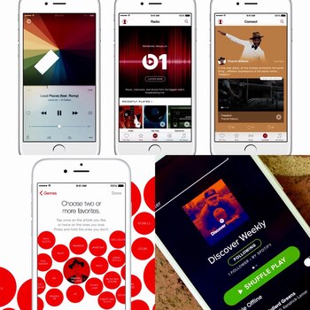 Apple Music y Spotify son
