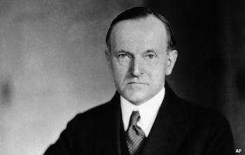 Calvin Coolidge, un frío y