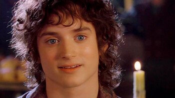 Frodo, aquí en la caracterización