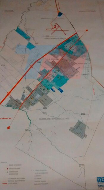 El mapa del partido de