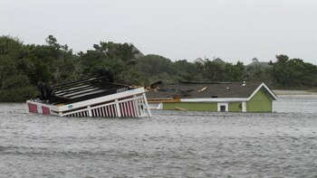 Los daños en Carolina del Norte (AP)