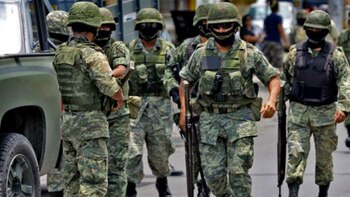 Soldados mexicanos (archivo)