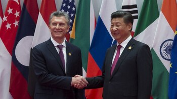 Macri junto a su par