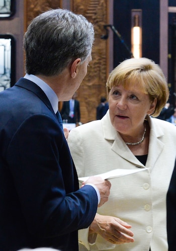 Angela Merkel en la Cumbre