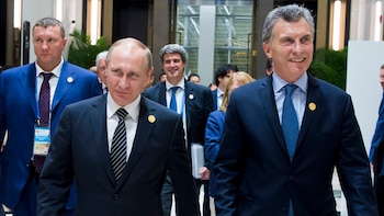Macri y el presidente de