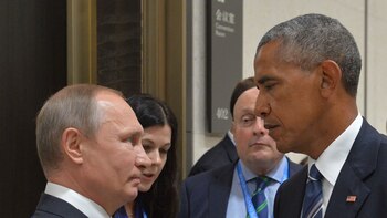 Vladimir Putin y Barack Obama