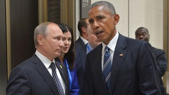 Vladimir Putin y Barack Obama (AP)
