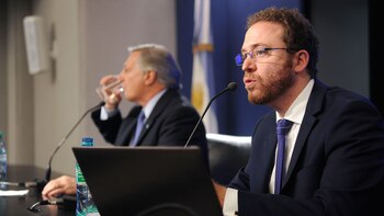 “Si tomamos todas las ofertas, se mostró una voluntad de capital por más de USD 10.000 millones”, sostuvo el secretario Sebastián Kind (Télam)