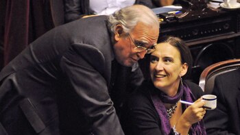 Gil Lavedra y Gabriela Michetti