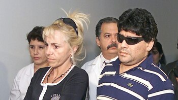 Claudia Villafañe y Diego Maradona