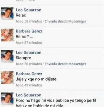 Leonardo Squarzon se excusa que