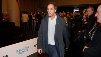 Daniel Scioli, en un acto