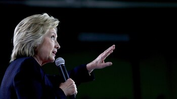 Hillary Clinton, candidata presidencial demócrata,