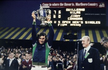 Guillermo Vilas venció a Jimmy Connors en la final del US Open de 1977