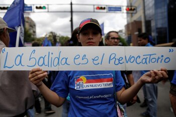 Protesta en Caracas (REUTERS)