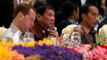 El presidente filipino Rodrigo Duterte