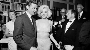 John F. Kennedy y Marilyn