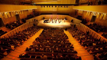 La sala sinfónica de la Usina del Arte tiene capacidad para 1.200 personas.