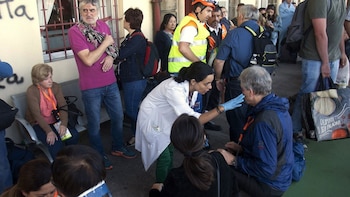 En el tren viajaban más de 60 pasajeros (EFE)