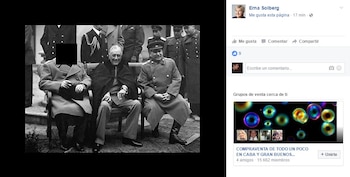 La cumbre de 1945 entre Winston Churchill, Franklin D. Roosevelt y Joseph Stalin