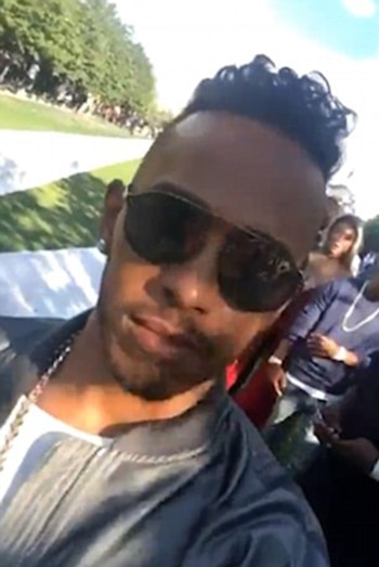 Winnie Harlow junto a Lewis Hamilton en Snapchat