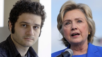 Dustin Moskovitz y Hillary Clinton (AP/Reuters)