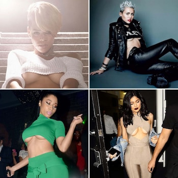 Celebridades con “under boob”