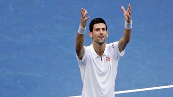 Novak Djokovic clasificó a la final del US Open tras vencer a Monfils (AP)