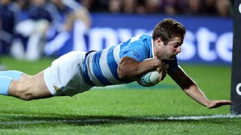 Santiago Cordero marcó un try