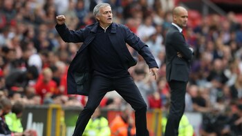Luego de saludarse, Mourinho y