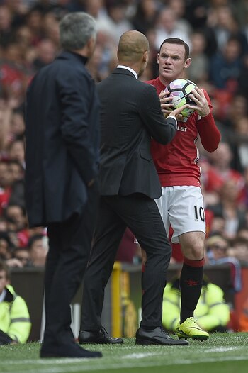 Rooney se enojó con Guardiola