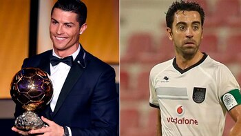 Cristiano Ronaldo con el balón