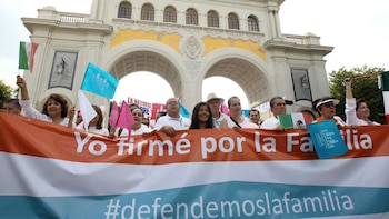 Un momento de la marcha