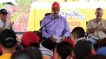 Nicolás Maduro durante un reciente