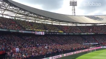 Las tribunas tenían preparado un