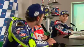 El cruce entre ambos pilotos