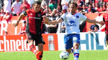 Maxi Rodríguez durante el partido
