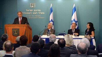 Benjamín Netanyahu en el Congreso Judío Mundial