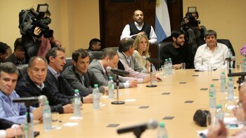 El cónclave se llevó a cabo en la sede de Azopardo 802 (DyN)