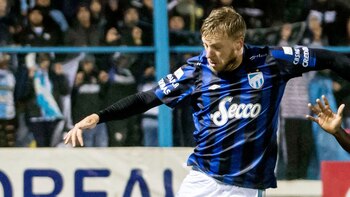 Atlético Tucumán celebra la clasificación