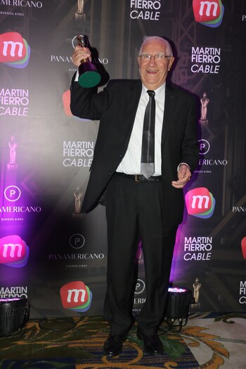 Enrique Macaya Márquez ganó por su Labor Periodística Deportiva (Verónica Guerman / Teleshow)